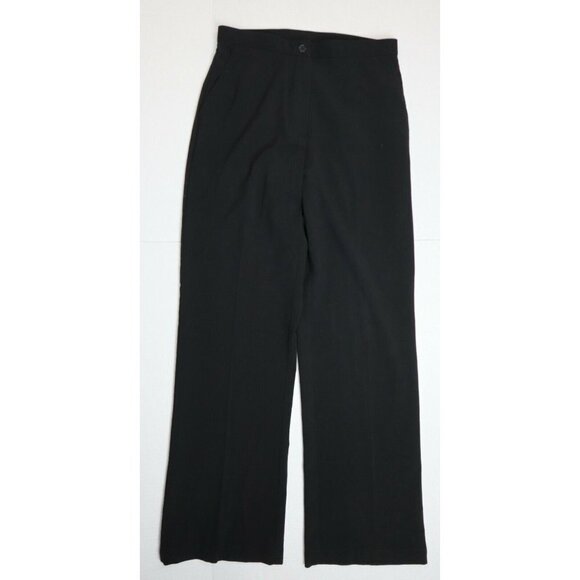 WOMEN'S BLACK DRESS PANTS - STRAIGHT LEG - CATHY ESSENTIALS - SIZE 8 - Picture 1 of 5